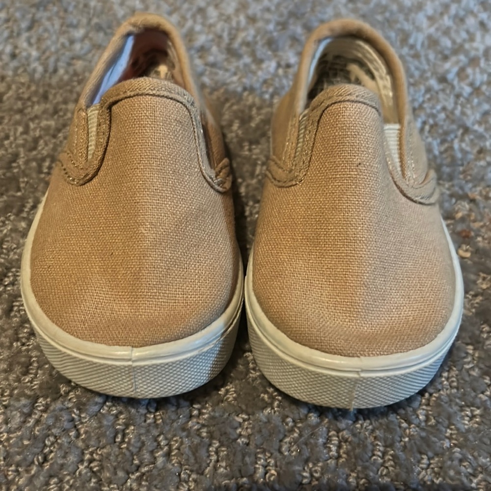 Tan slip on shoes size 3